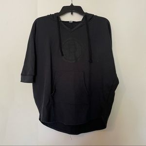 pure barre circle p 3/4 sleeve hoodie